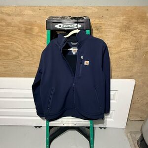 Carhartt Dark Blue Zip-Up Jacket